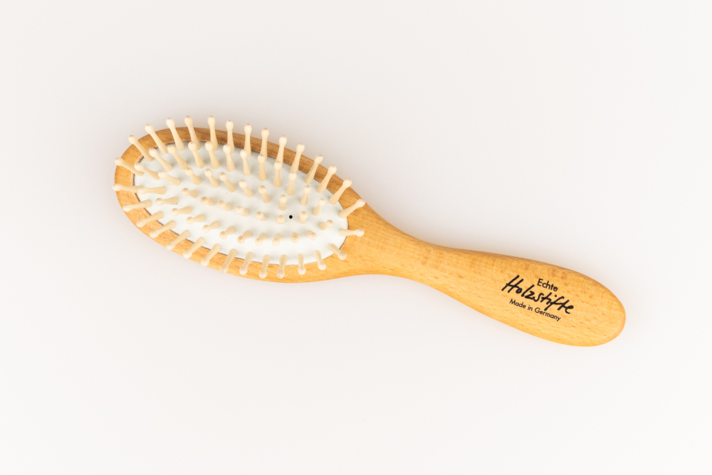 Preview: Haarbürste Holzstifte klein